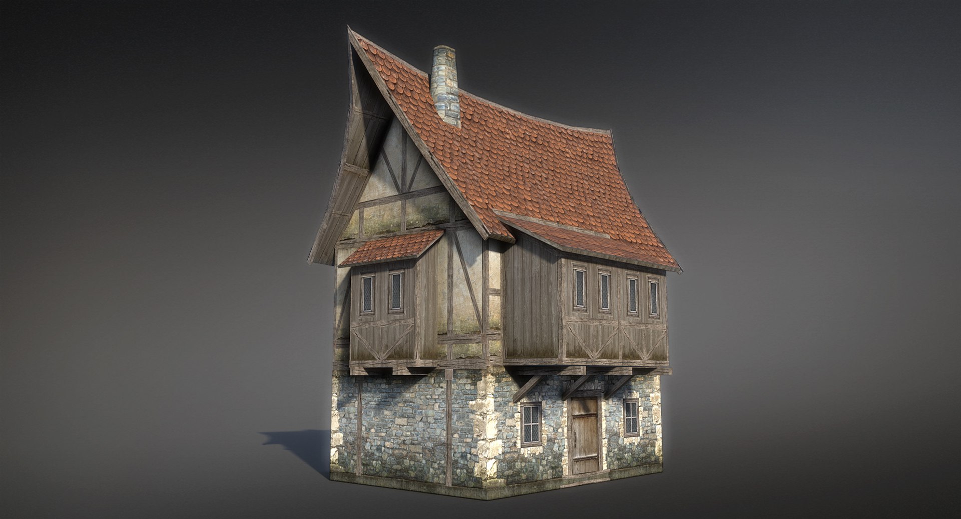 Medieval Fantasy House 3ds