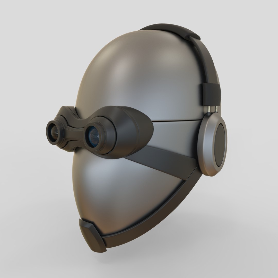 3D Robot Head Bx Model - TurboSquid 1210227