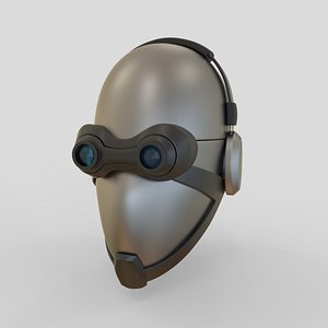 3D robot head bx model