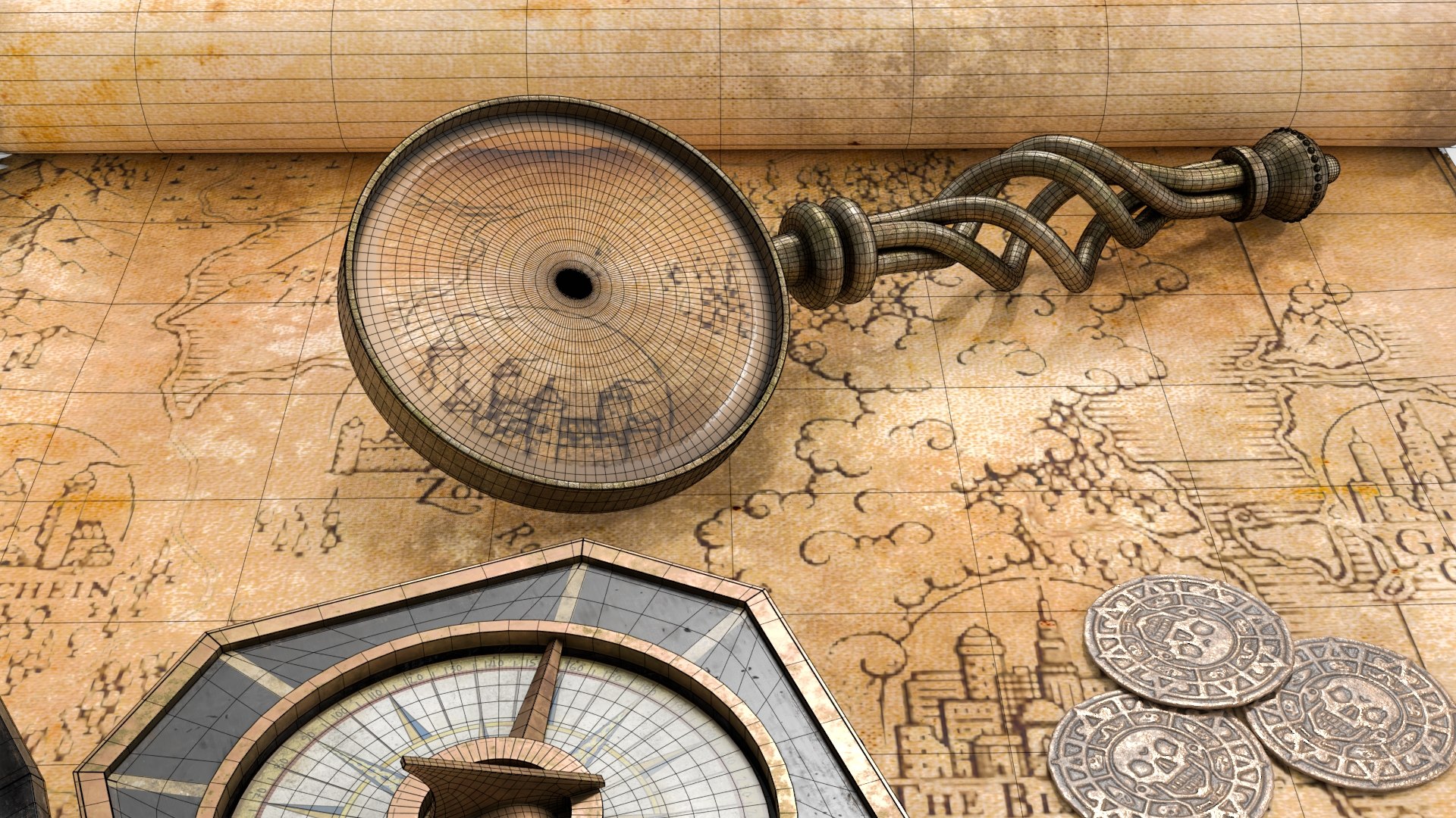 3D ancient treasure hunter https://p.turbosquid.com/ts-thumb/gM/J4m9V5/ml/wire_0009/jpg/1615189990/1920x1080/fit_q87/b8630ce4c34858b26dcabb9b66942dbb204d29d2/wire_0009.jpg