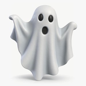 3D Little Cute Ghost 2 model