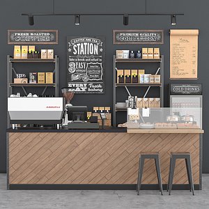 coffee bar 3D model
