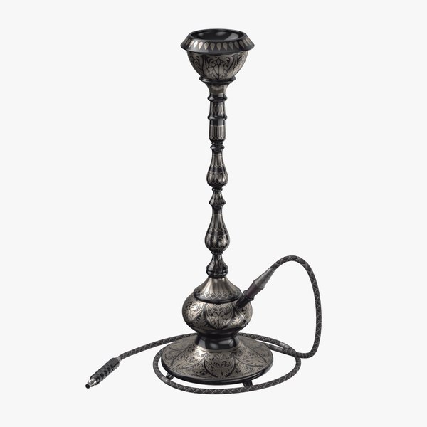 hookah pipe 01 3D model