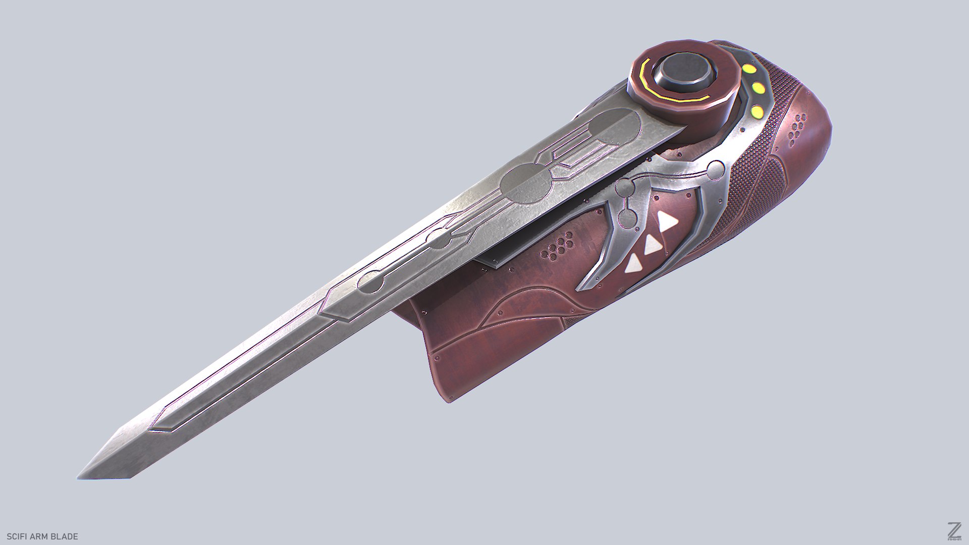 3D Scifi Arm Blade - TurboSquid 2413279