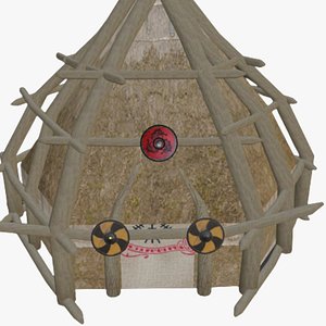 Viking Tent 3D model