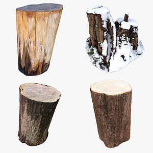 tree stump 3D