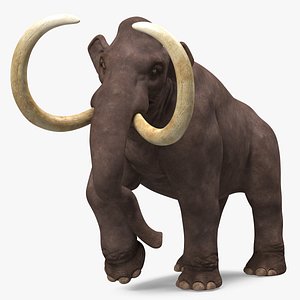 Mammoth Walking Pose 3D
