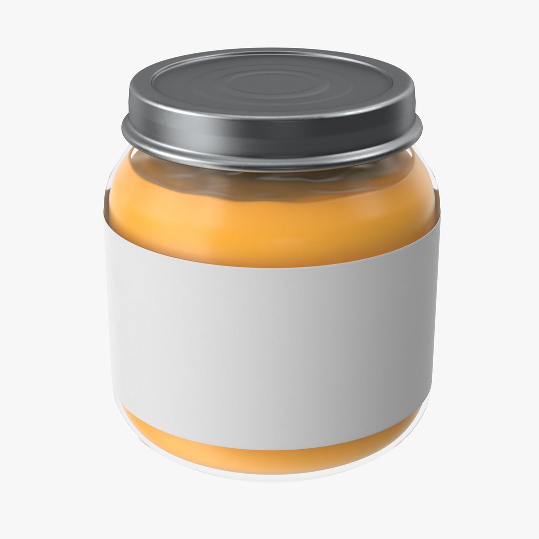 3d Baby Food Jar