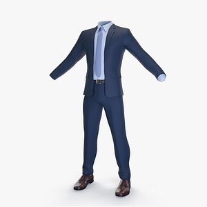 Male Business Clothing model