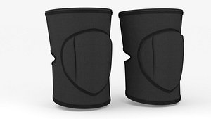 Fabric knee pad 3D