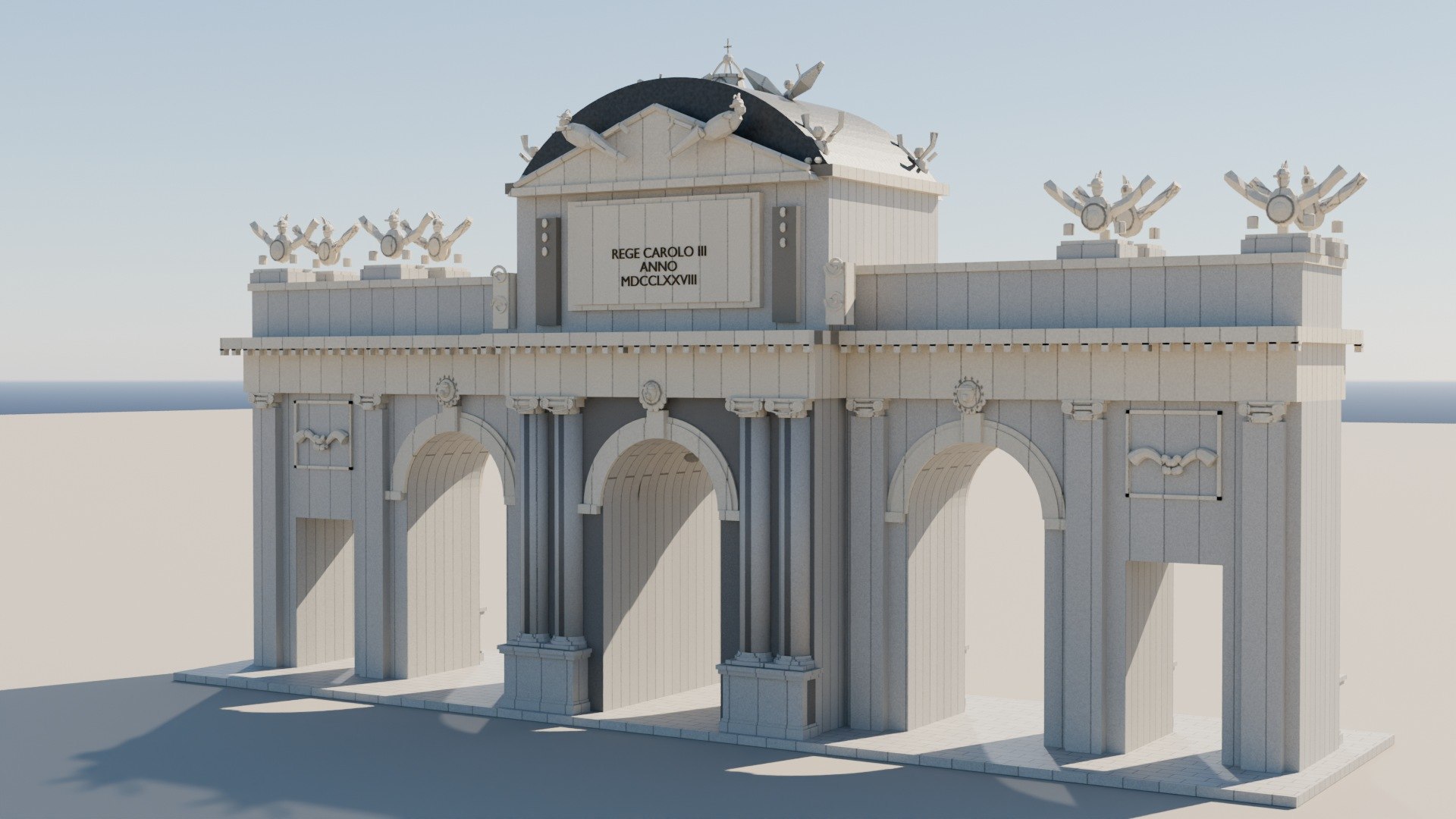 Puerta de Alcala Madrid - Alcala Gate - Neoclassical Triumphal Arch Monument model https://p.turbosquid.com/ts-thumb/gM/cQdx4I/kS/puerta_de_alcala_madrid_04_back/jpg/1791403971/1920x1080/fit_q87/9d7b72968e9b9974666570584725abf1316a6cc5/puerta_de_alcala_madrid_04_back.jpg
