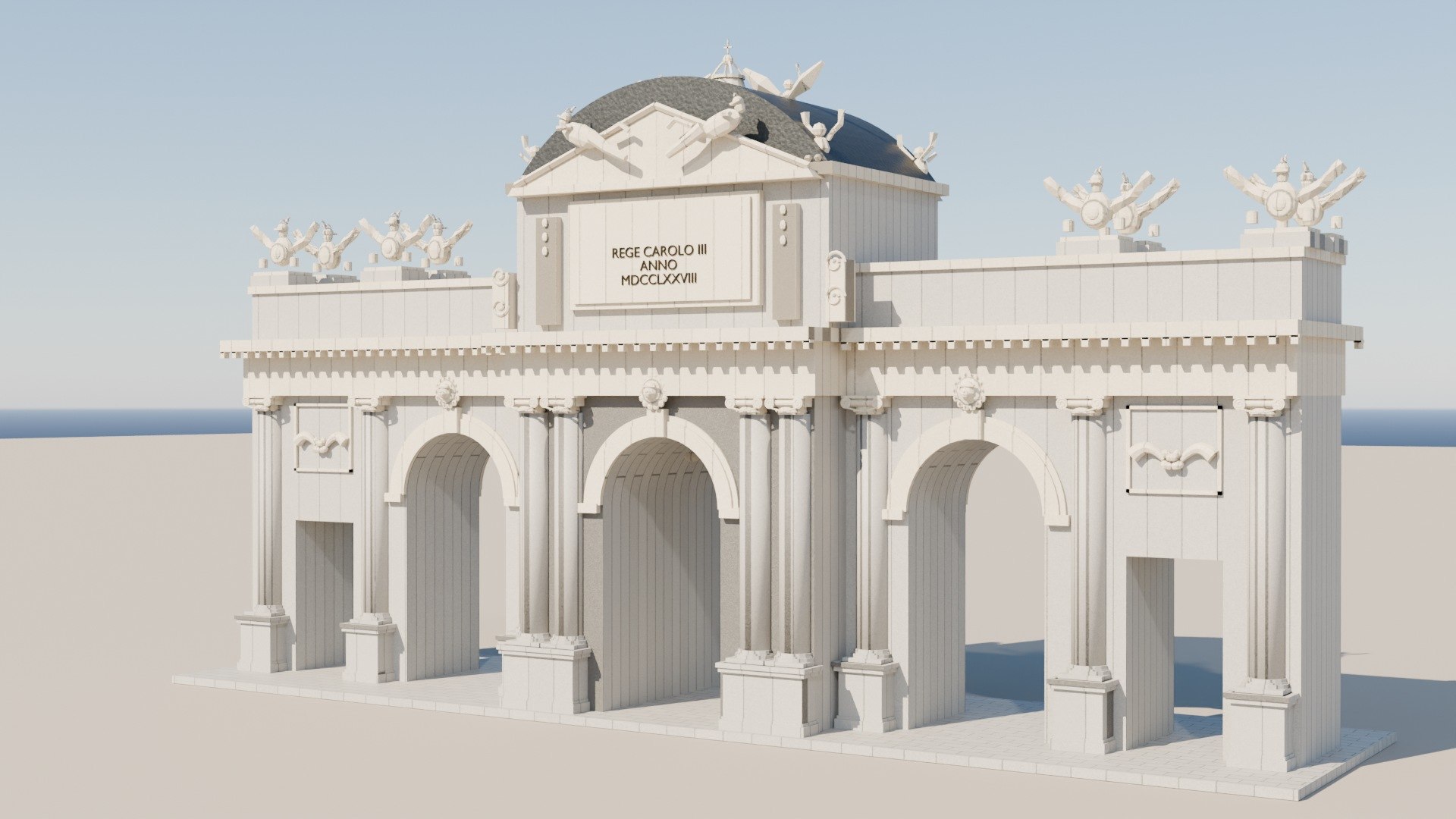 Puerta de Alcala Madrid - Alcala Gate - Neoclassical Triumphal Arch Monument model https://p.turbosquid.com/ts-thumb/gM/cQdx4I/ub/puerta_de_alcala_madrid_01_hero/jpg/1791403970/1920x1080/fit_q87/4c5891cbc90bacc8e159081129c65ed7aa67245f/puerta_de_alcala_madrid_01_hero.jpg