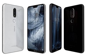 3D nokia 6 1 colors model