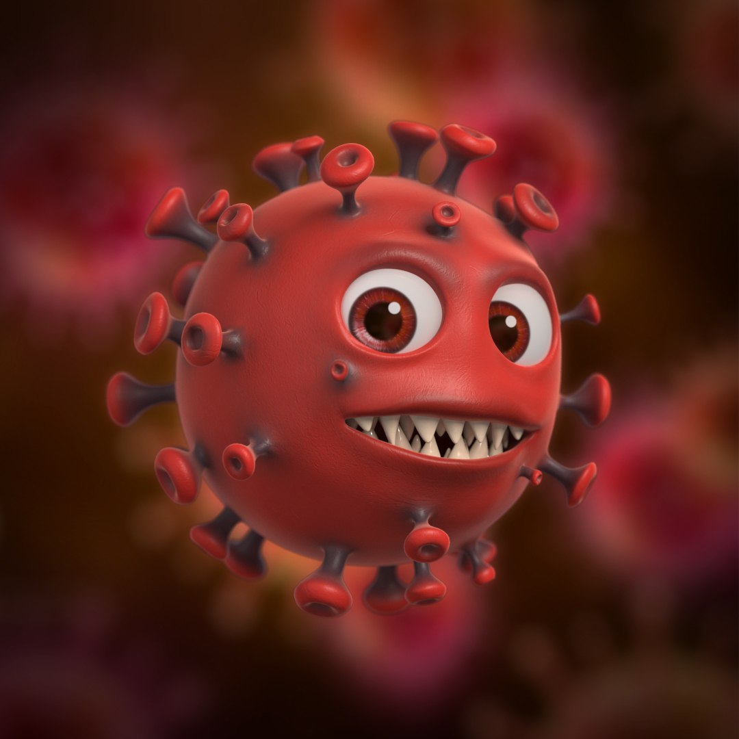 3D model covid-19 coronavirus cartoon character https://p.turbosquid.com/ts-thumb/gM/h6egRZ/YgzhEROo/covid1905/jpg/1596811437/1920x1080/fit_q87/ad6f9d195e33d81515bba184c62c5420a5b72a08/covid1905.jpg