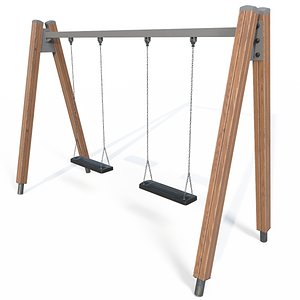 3d model playground swings
