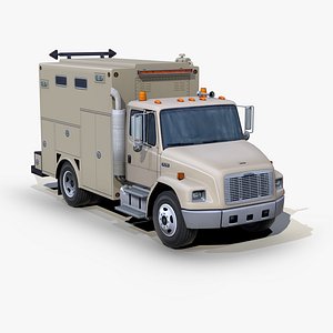 Freightliner FL70 1998 Utility truck s01 3D model
