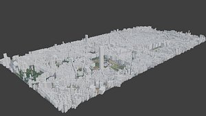 Bucharest City 3D model