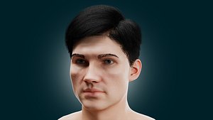 Realistic Muscular Guy Fully Rigged 3D