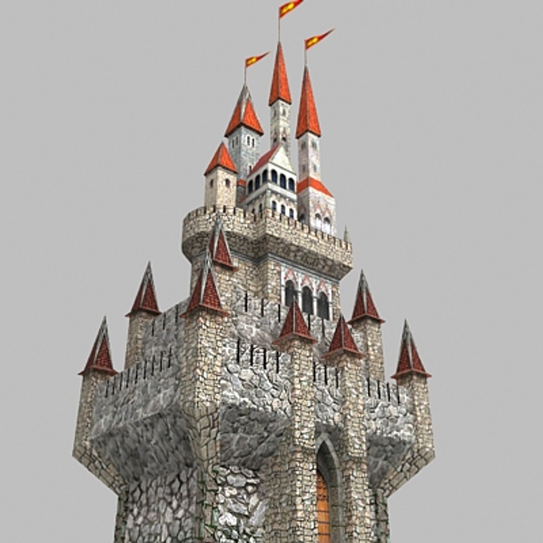 3d Model Fantasy Medieval Castle