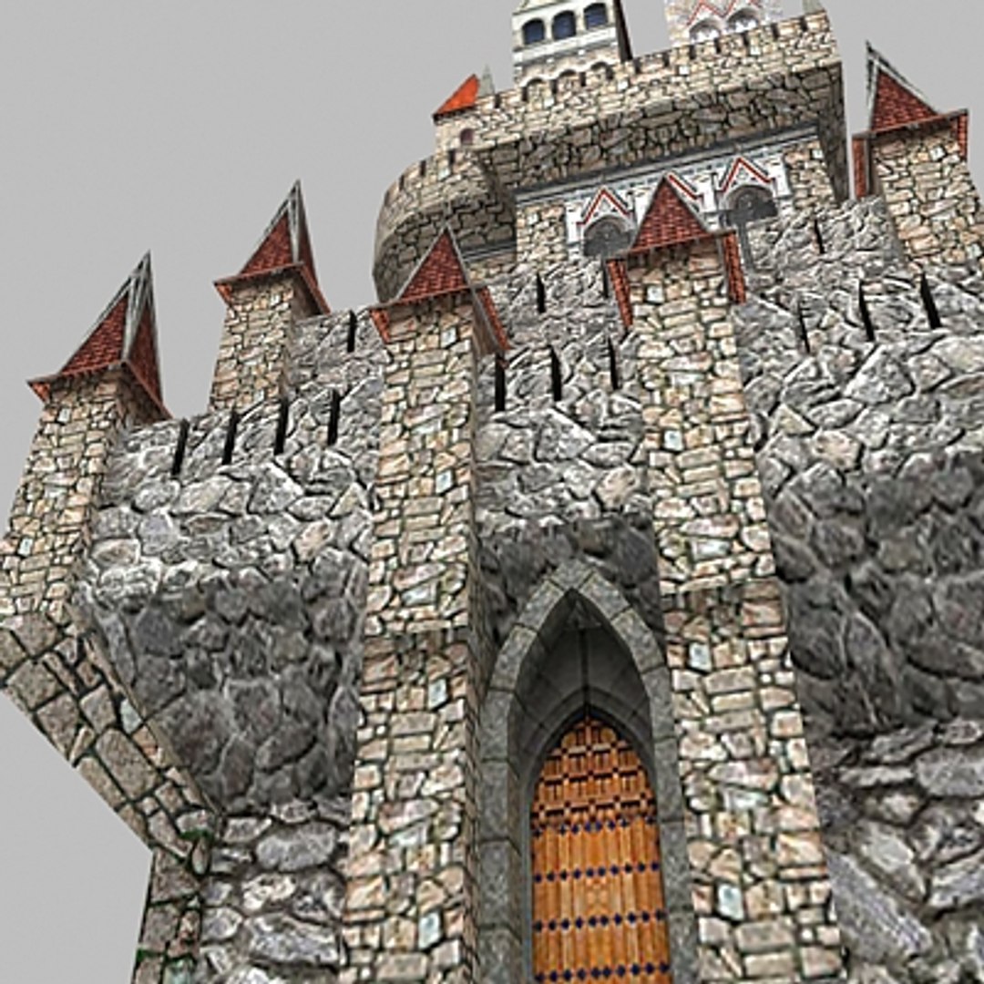 3d Model Fantasy Medieval Castle