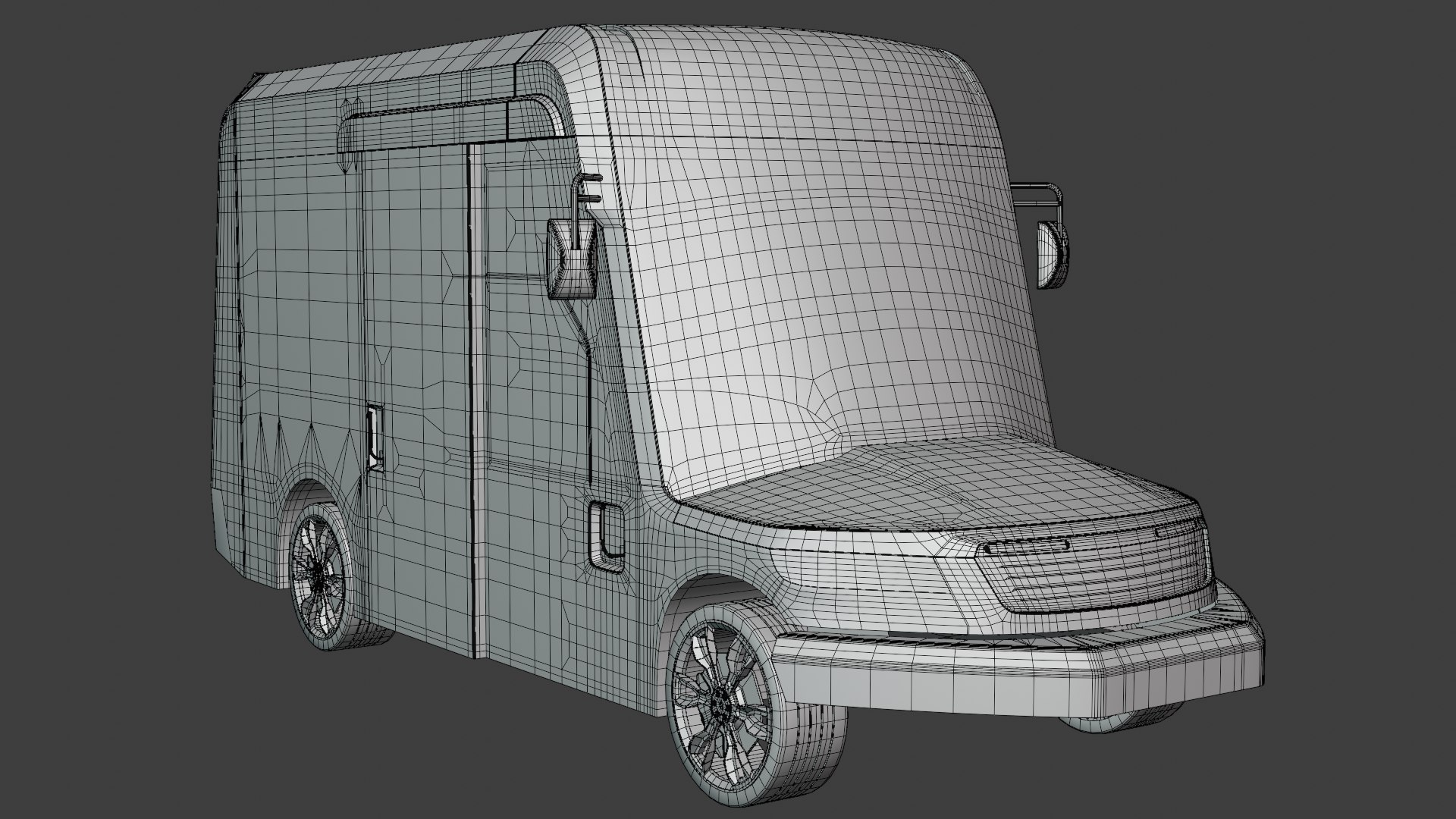 3D Tesla Juniper And Oshkosh Van Model - TurboSquid 2386997