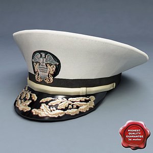 3ds max admiral hat