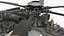 Sikorsky CH-54 Tarhe Helicopter Rigged for Cinema 4D 3D model