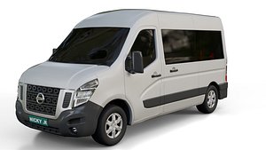 3D model Nissan NV 400 Rigged