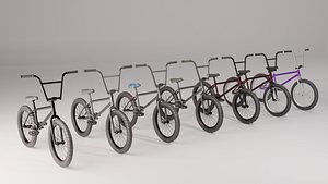 3D bmx bicycle model