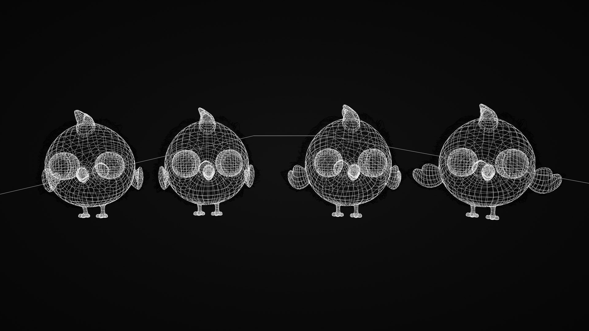Baby Chicken 3D Character Rigged Animated 3D Model - TurboSquid 2408245