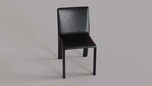 3D model Joko Leather Chair by Kristalia