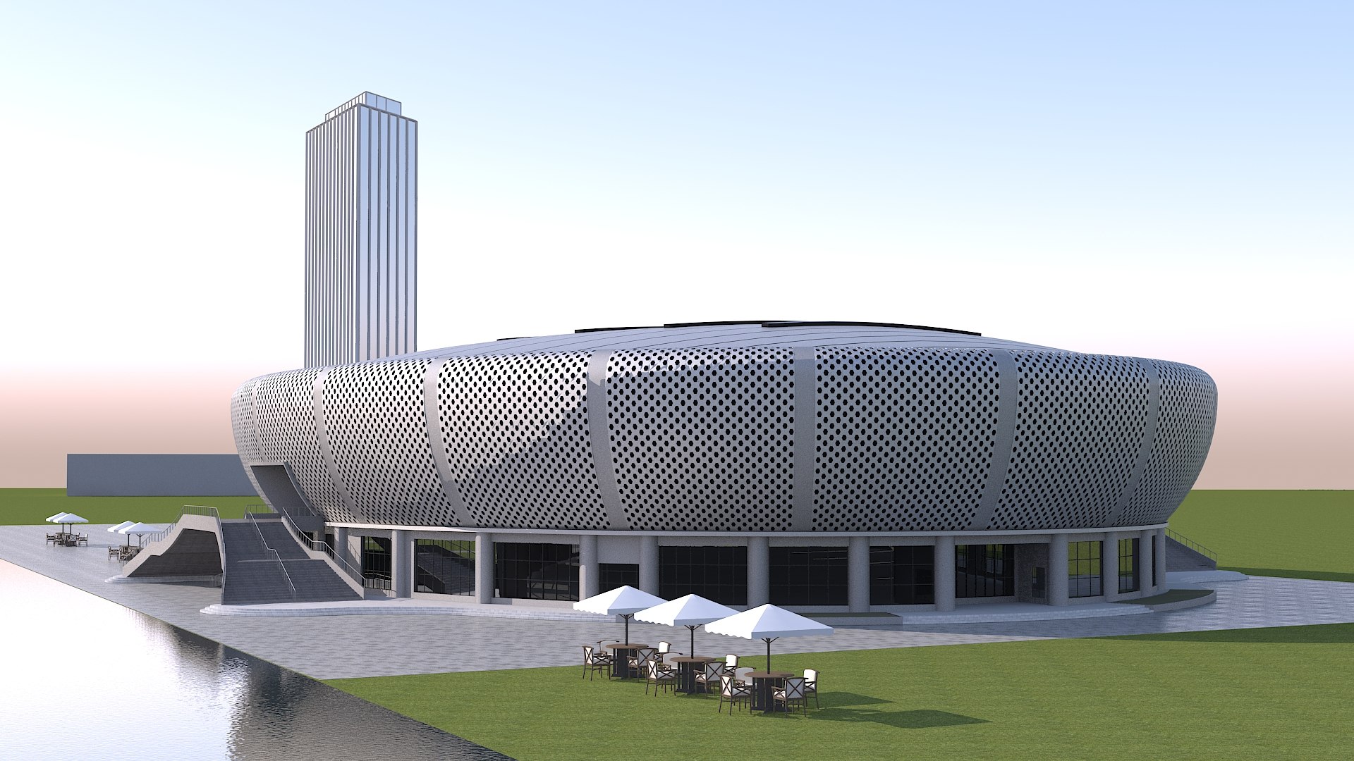 Future Building 08 3D Model - TurboSquid 2170279