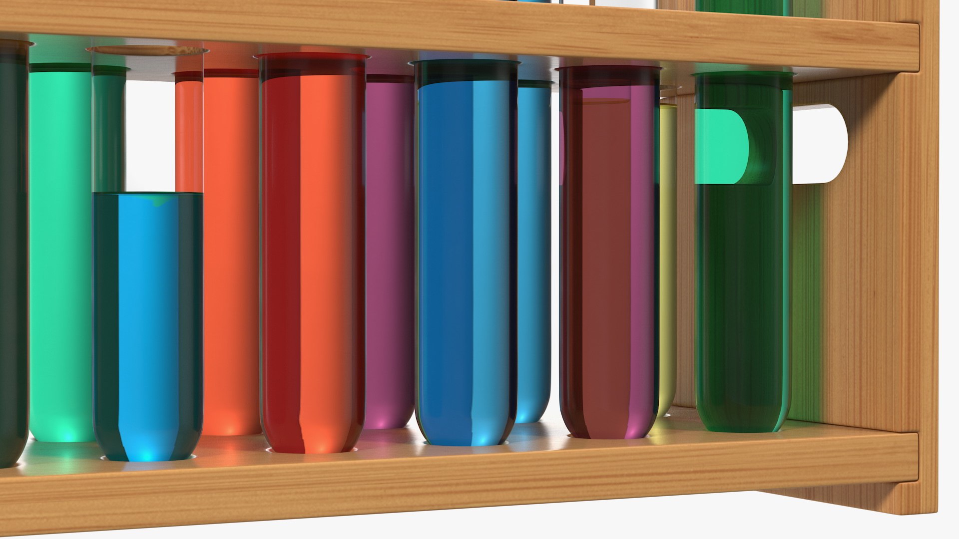 Set Test Tubes Rack 3D - TurboSquid 1498116