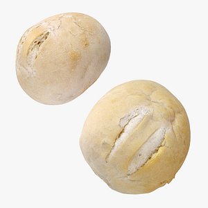 Crusty Rolls 3D model