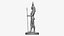 Ägyptische Göttin isis Statue