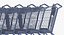 metal shopping carts 01 3D