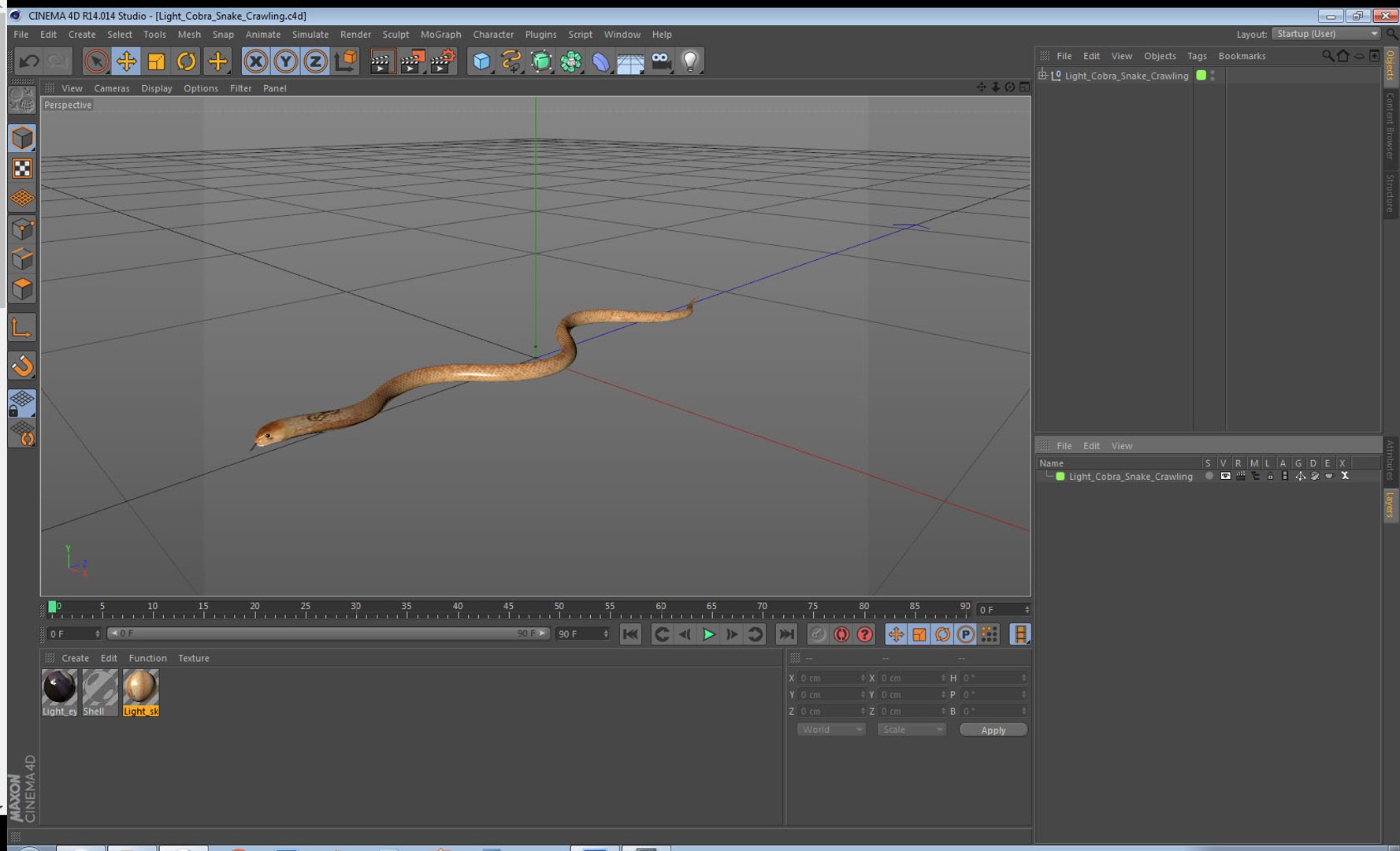 3D light cobra snake crawling model https://p.turbosquid.com/ts-thumb/gN/8clxJx/9H0G700y/lightcobrasnakecrawlingc4dmodel018/jpg/1562638118/1920x1080/fit_q87/a5631957e2304a27c140019f7835ccb37de85d84/lightcobrasnakecrawlingc4dmodel018.jpg
