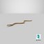 Light Cobra Snake Crawling