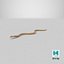 Light Cobra Snake Crawling