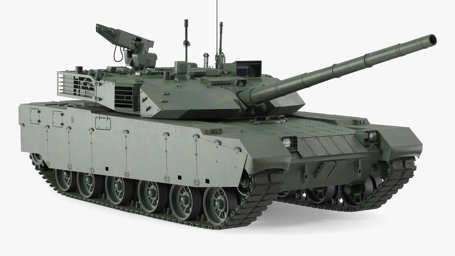 Chinese Tank for Forest Battlefield Rigged 3D model preview