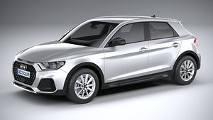 Audi A1 Basic 2024 3D model