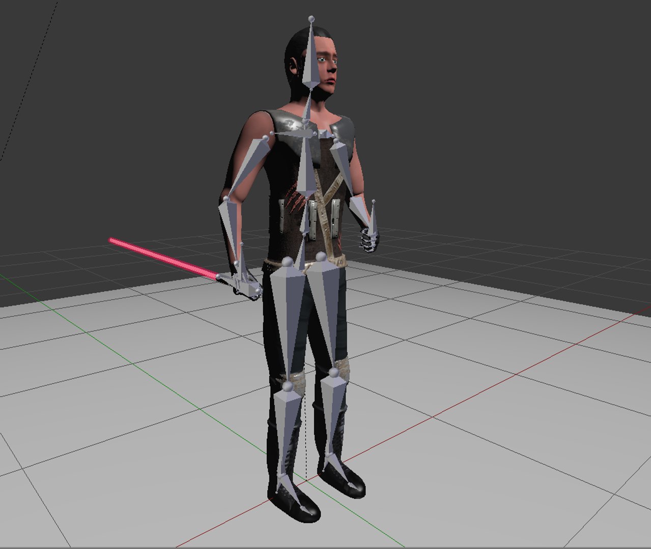 Blend Jedi Rigged
