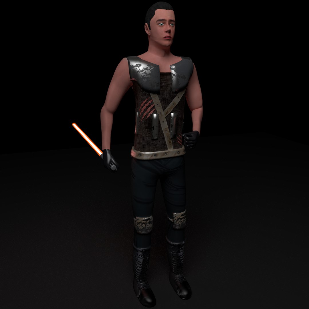 Blend Jedi Rigged