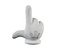 Mickey Hand - index finger