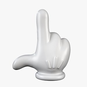 Mickey Hand - index finger 3D model