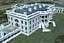 white house residence 3d model