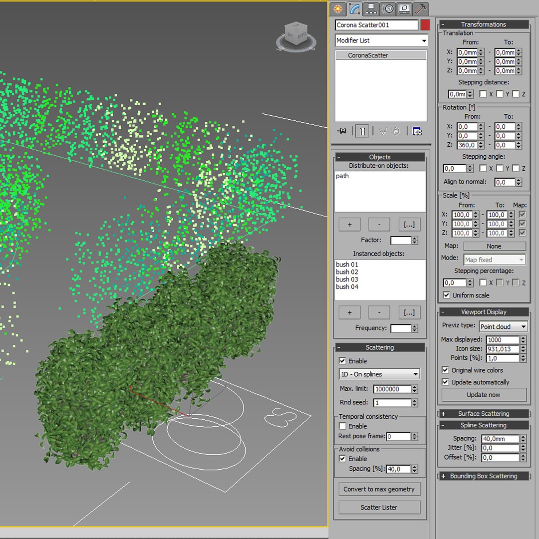 Editable Bush Ordinary Privacy 3D Model - TurboSquid 1942127