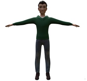 Cartoon Boy (Rigged)
