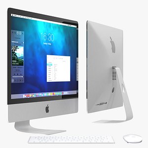 3d apple imac