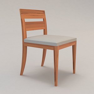 3d model of archipel chair upholstered outdoor